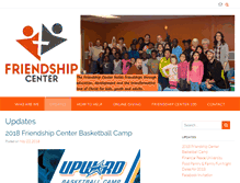 Tablet Screenshot of friendshipbaptistcenter.org